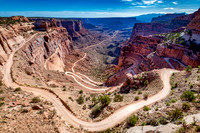 Shafer Trail In Canyonlands Natl Park